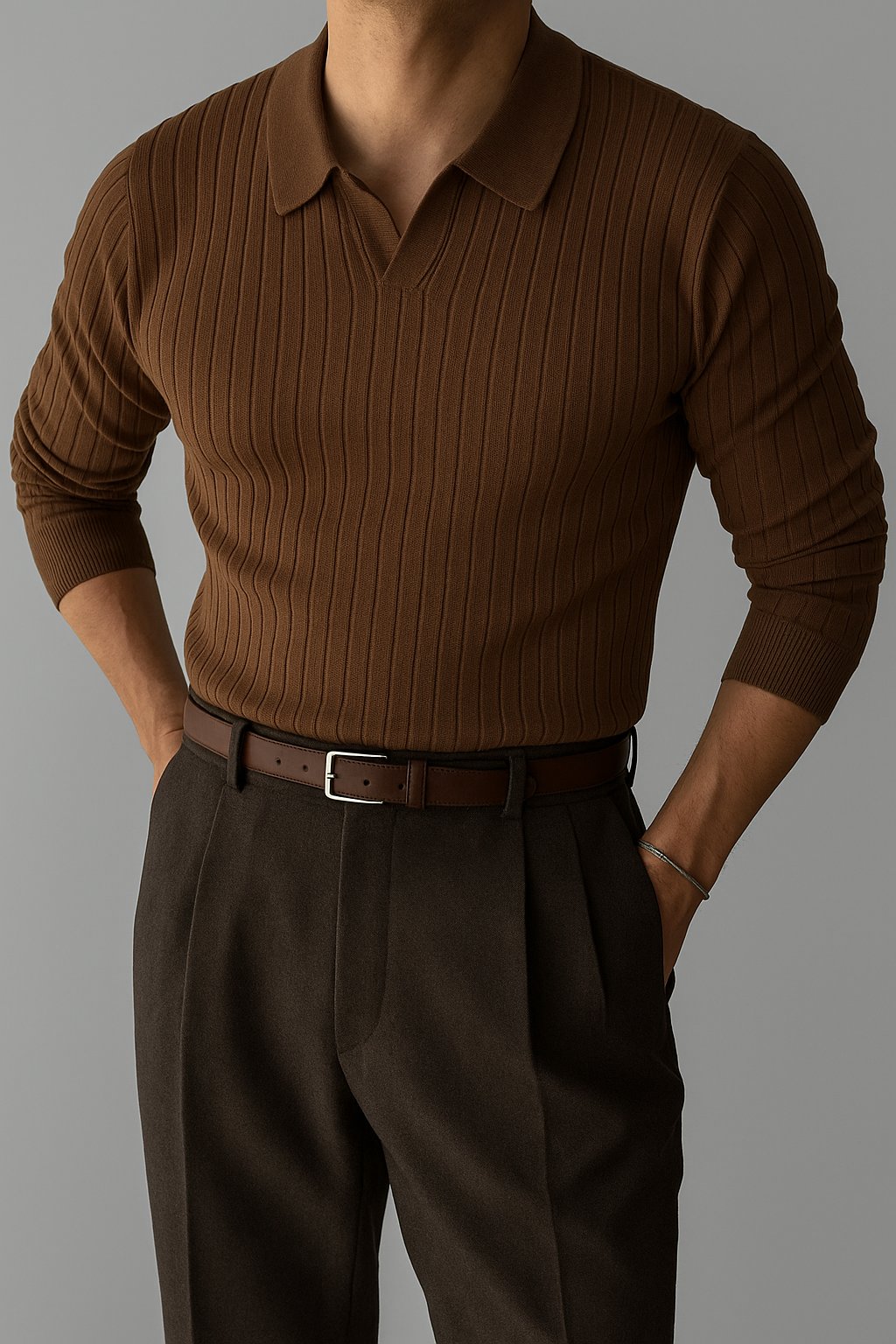 Cordovan Knit Polo