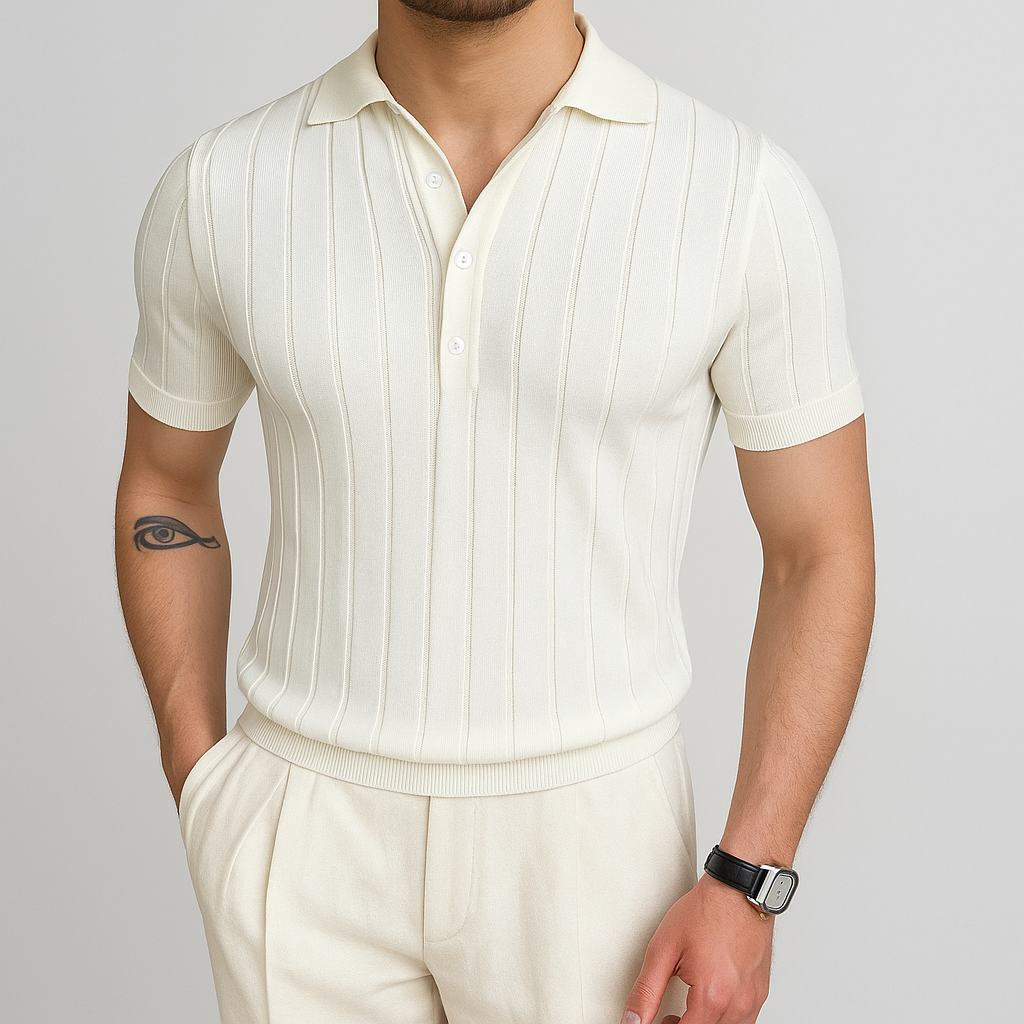 Classic Knit Polo Shirt