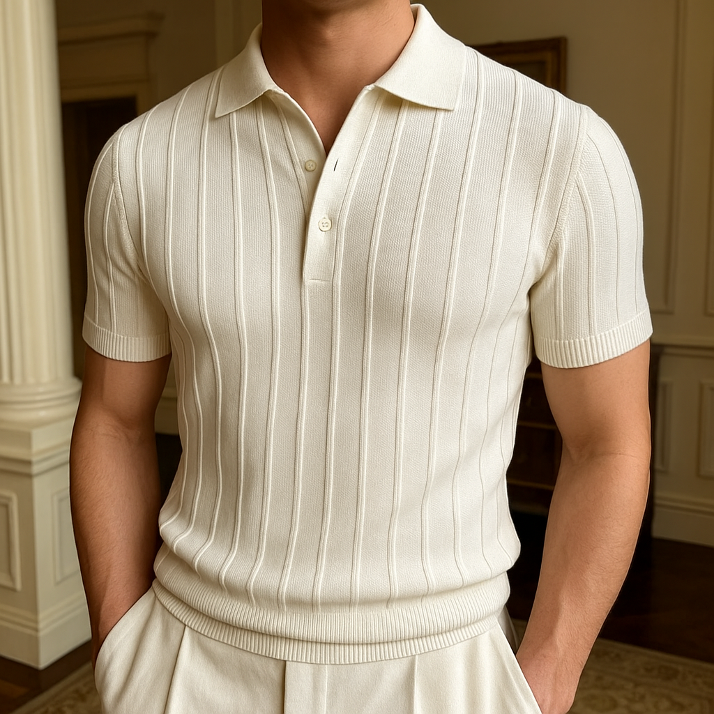Classic Knit Polo Shirt