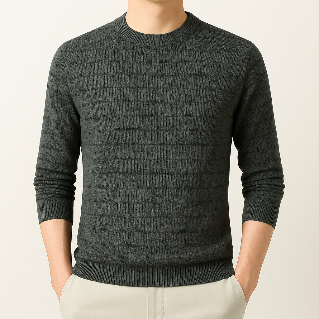 Men’s Classic Pullover Sweater – Autumn/Winter