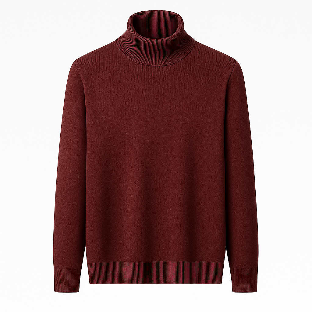 Men’s Classic Knit Turtleneck – Autumn/Winter Essential