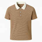 Classic Striped Polo – Business Casual