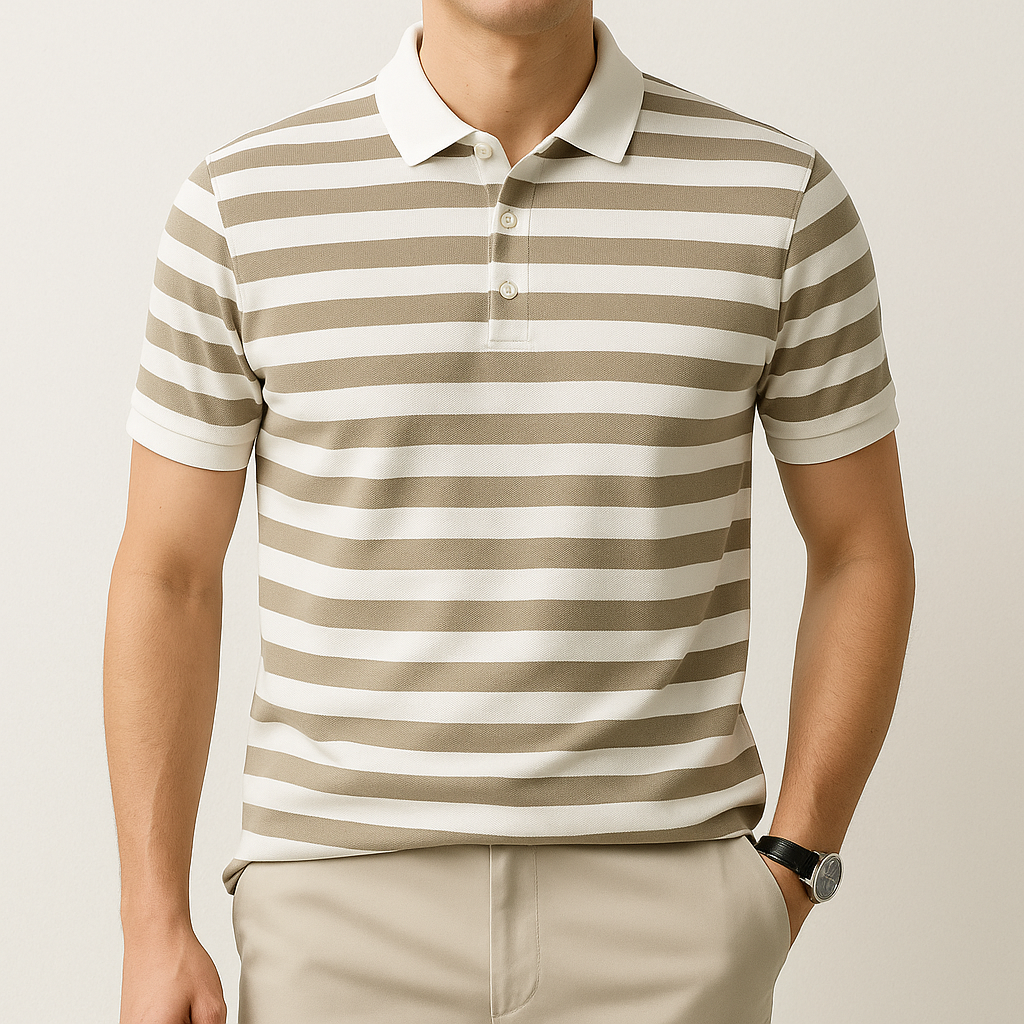 Old Money The Mariner Striped Polo