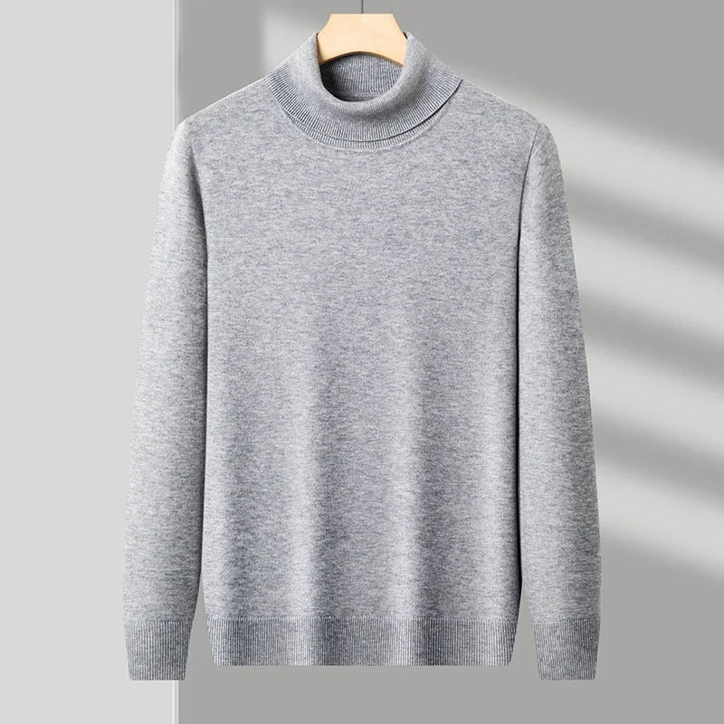 Men’s Classic Knit Turtleneck – Autumn/Winter Essential