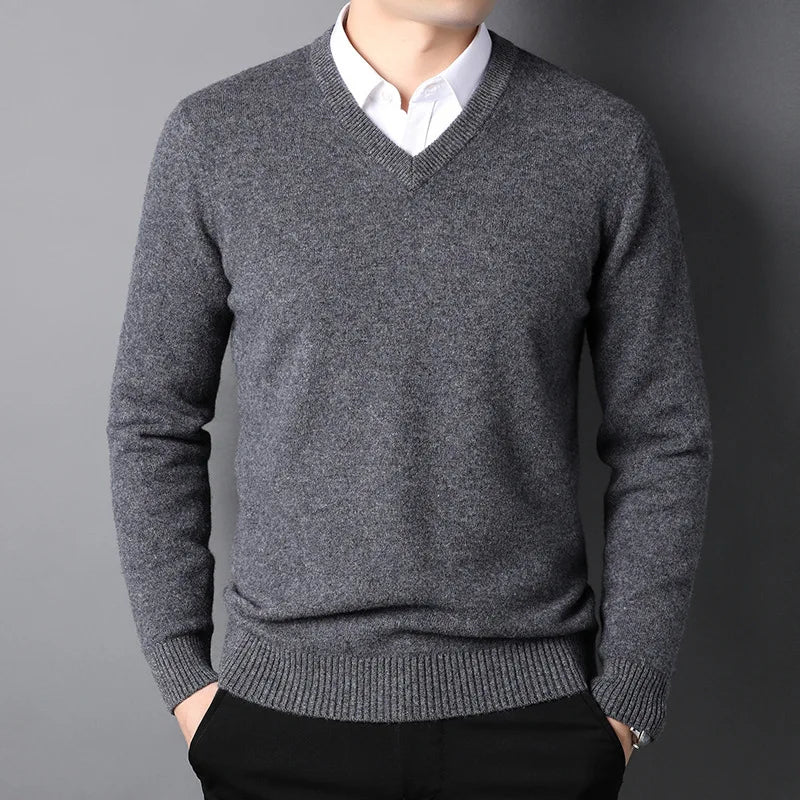 Trustee V-Neck Cashmere Sweater