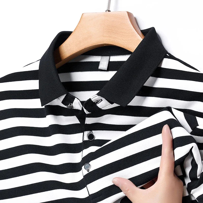 Old Money The Mariner Striped Polo