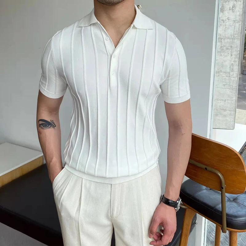 Classic Knit Polo Shirt