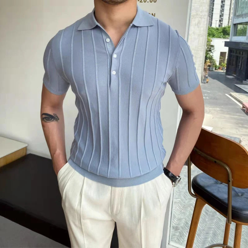 Classic Knit Polo Shirt