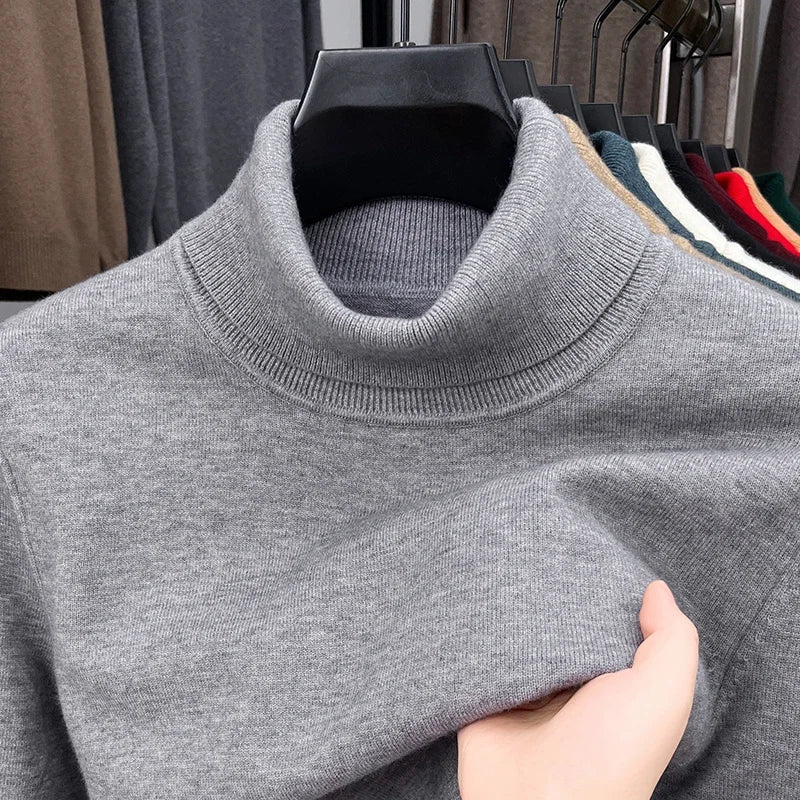 Men’s Classic Knit Turtleneck – Autumn/Winter Essential