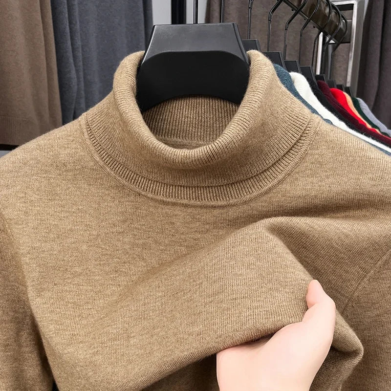 Men’s Classic Knit Turtleneck – Autumn/Winter Essential