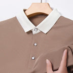 Classic Striped Polo – Business Casual