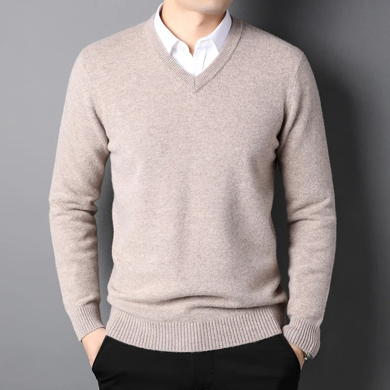 Trustee V-Neck Cashmere Sweater