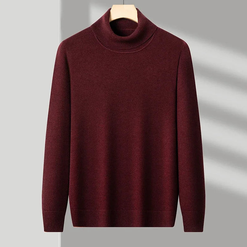 Men’s Classic Knit Turtleneck – Autumn/Winter Essential