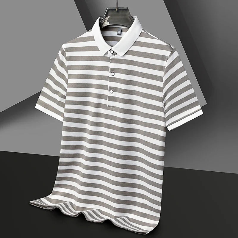 Old Money The Mariner Striped Polo