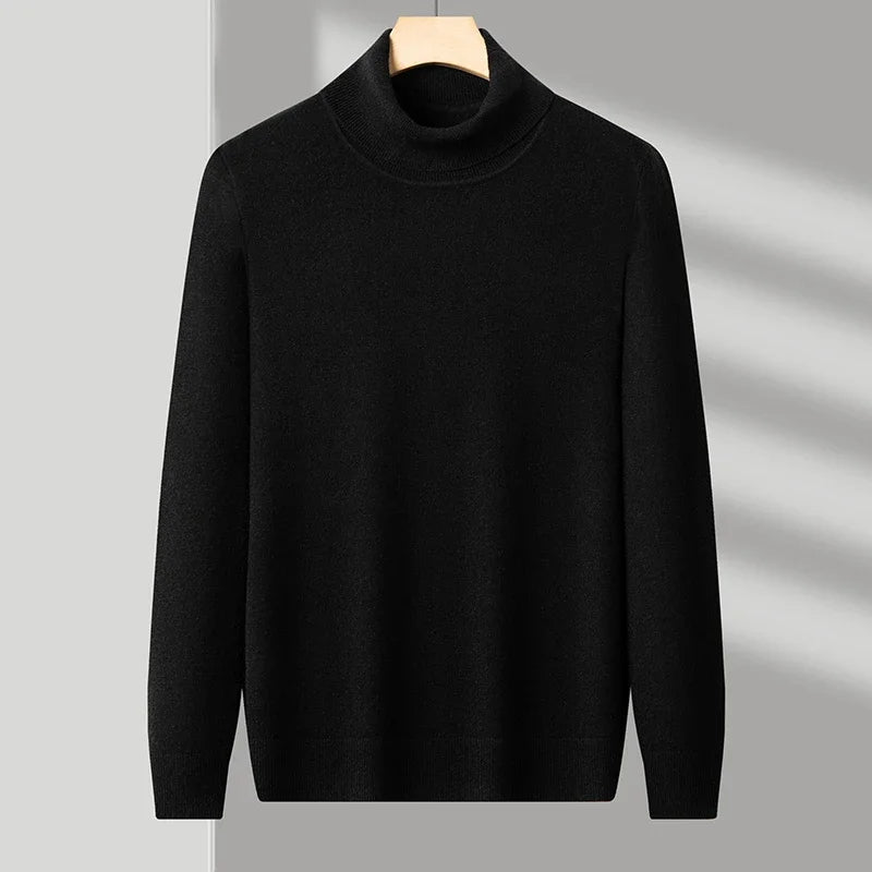 Men’s Classic Knit Turtleneck – Autumn/Winter Essential