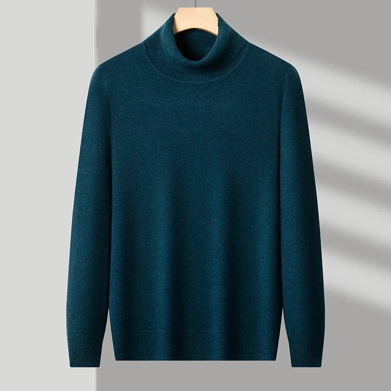 Men’s Classic Knit Turtleneck – Autumn/Winter Essential