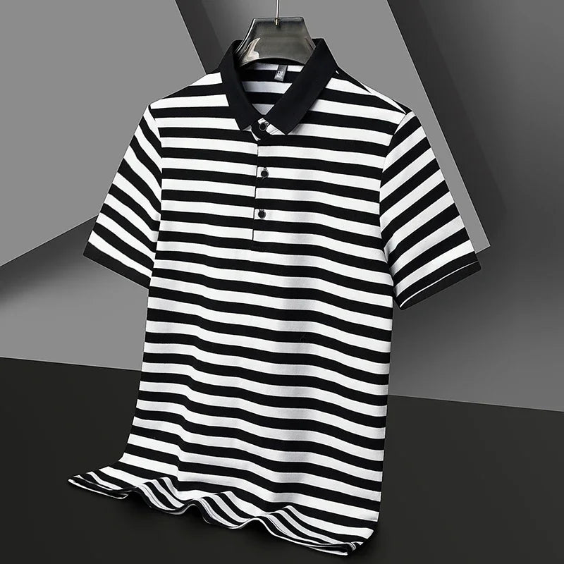 Old Money The Mariner Striped Polo