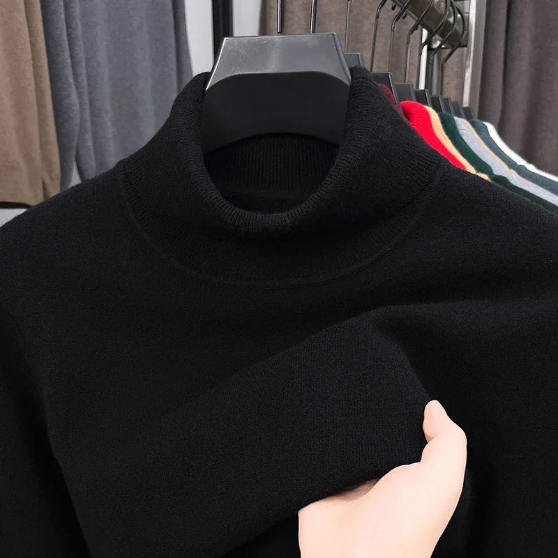Men’s Classic Knit Turtleneck – Autumn/Winter Essential