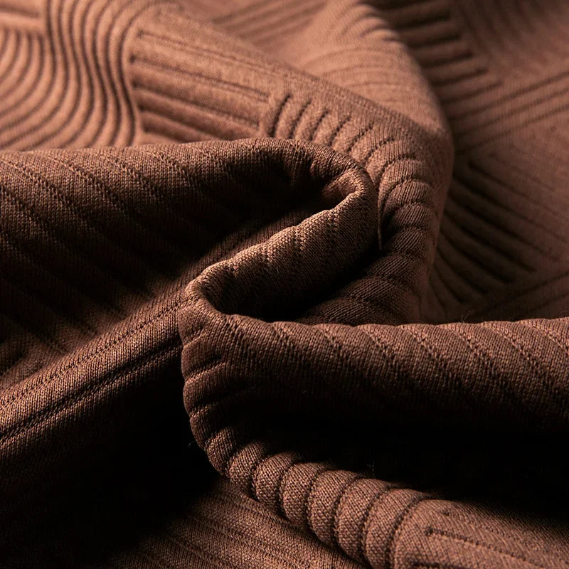 Men’s Round Neck Jacquard Sweater