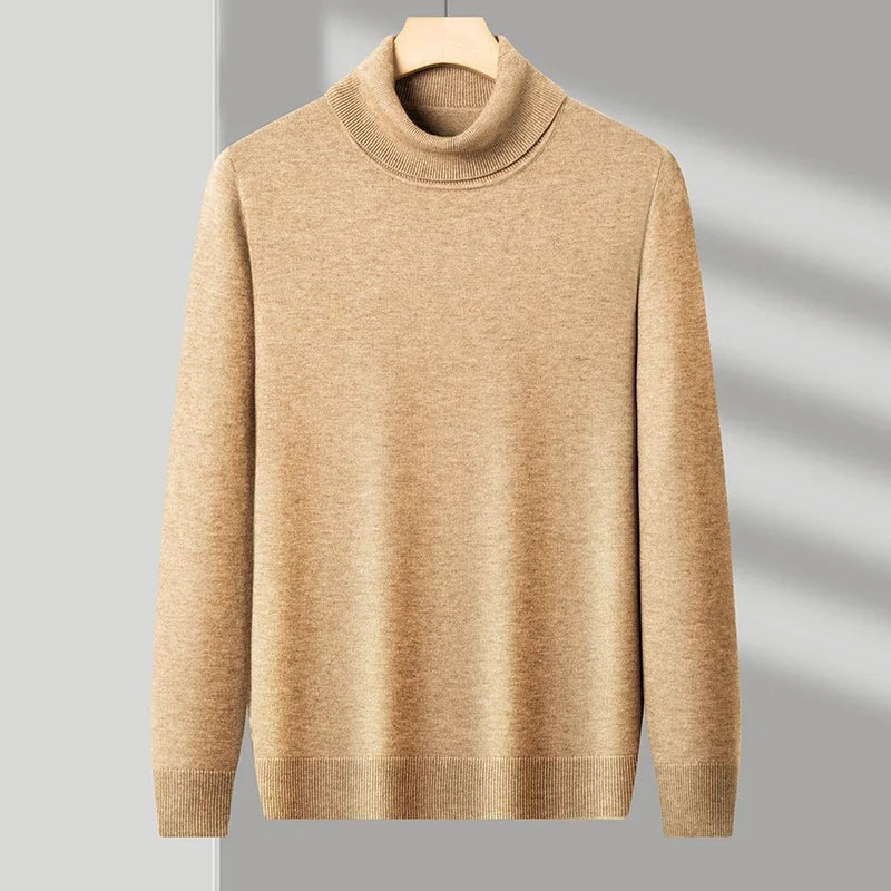 Men’s Classic Knit Turtleneck – Autumn/Winter Essential