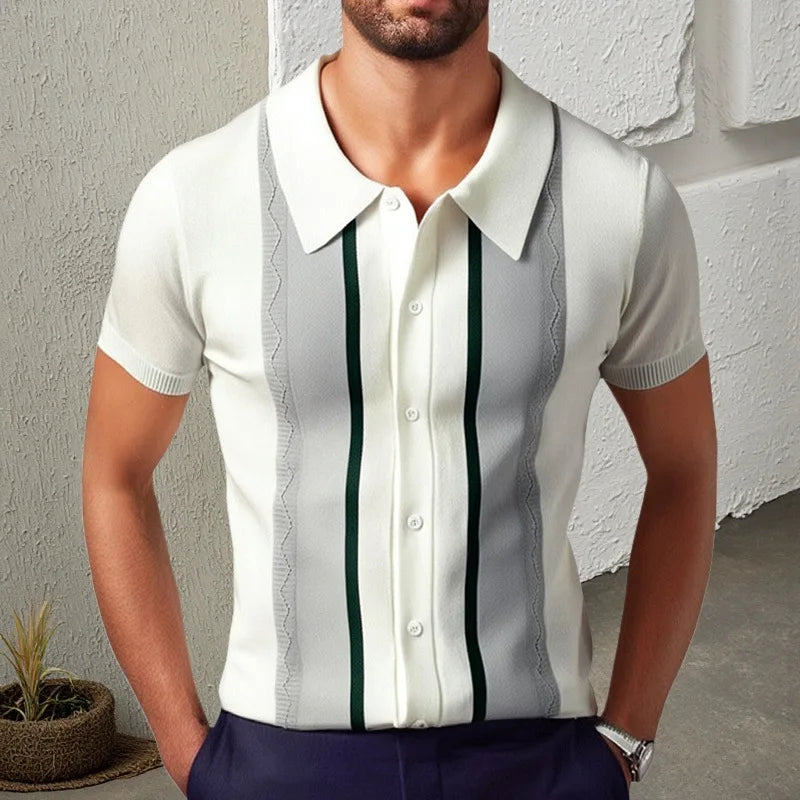 Heritage Striped Polo Shirt