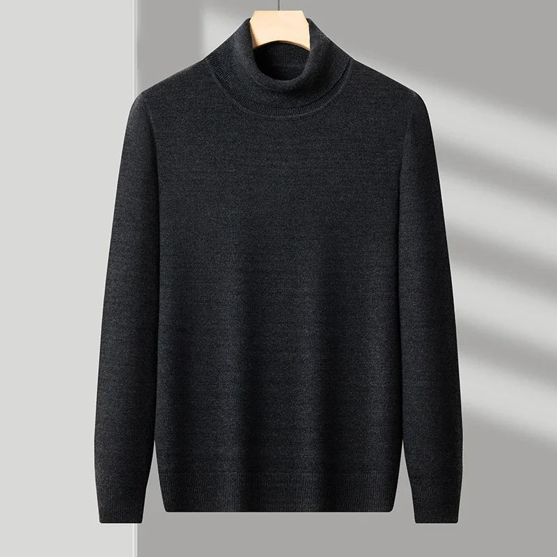 Men’s Classic Knit Turtleneck – Autumn/Winter Essential