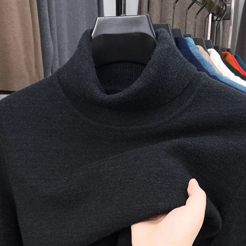 Men’s Classic Knit Turtleneck – Autumn/Winter Essential