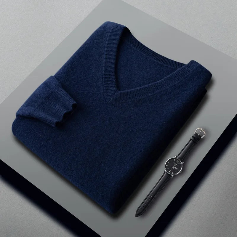 Trustee V-Neck Cashmere Sweater