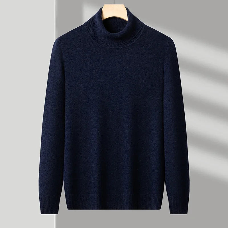 Men’s Classic Knit Turtleneck – Autumn/Winter Essential