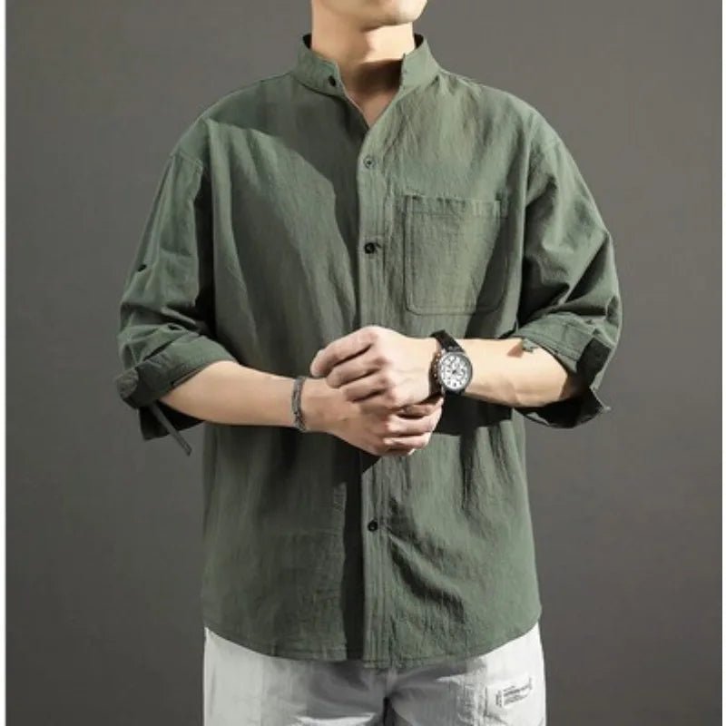 Ashford Linen Leisure Shirt - We Are Old Money E89F4D83A7904D77A0764405E90277F3