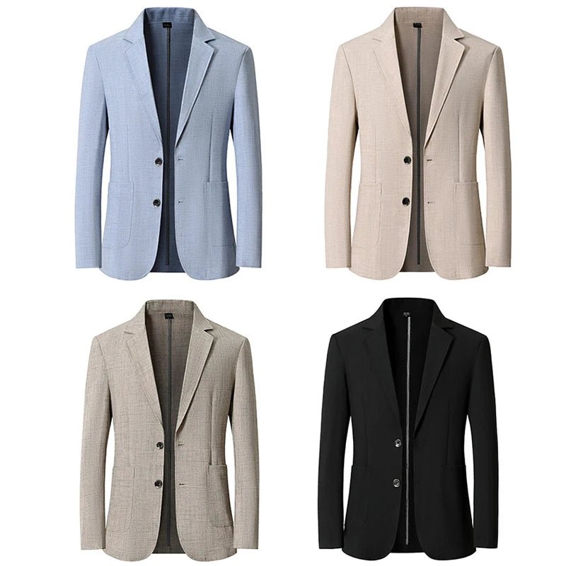 Old Money Azure Breeze Blazer - Men’s Jacket - We Are Old Money 38AC93B373D643AB8D2F26F3B37EB6FC
