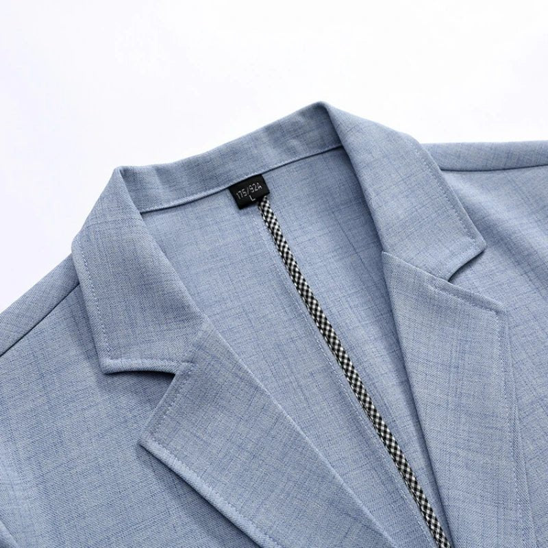 Old Money Azure Breeze Blazer - Men’s Jacket - We Are Old Money 38AC93B373D643AB8D2F26F3B37EB6FC