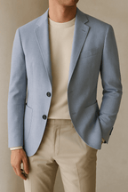 Old Money Azure Breeze Blazer - Men’s Jacket - We Are Old Money 38AC93B373D643AB8D2F26F3B37EB6FC