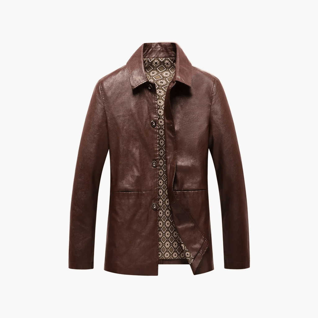 Belmont Estate PU Leather Jacket - We Are Old Money 2B90351B2B2C4E72A2A4058BCB625BB7