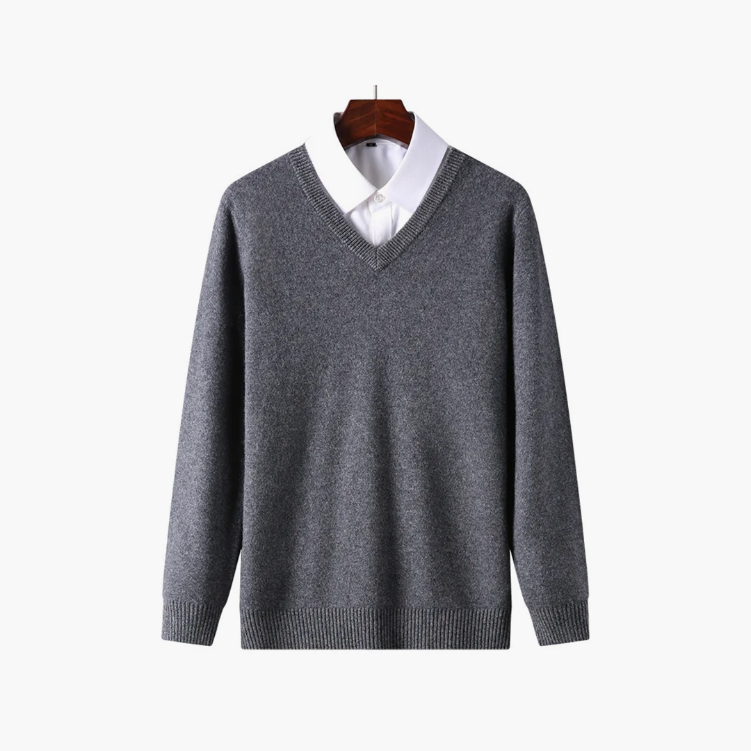Trustee V-Neck Cashmere Sweater