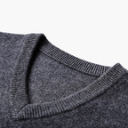 Trustee V-Neck Cashmere Sweater Gray