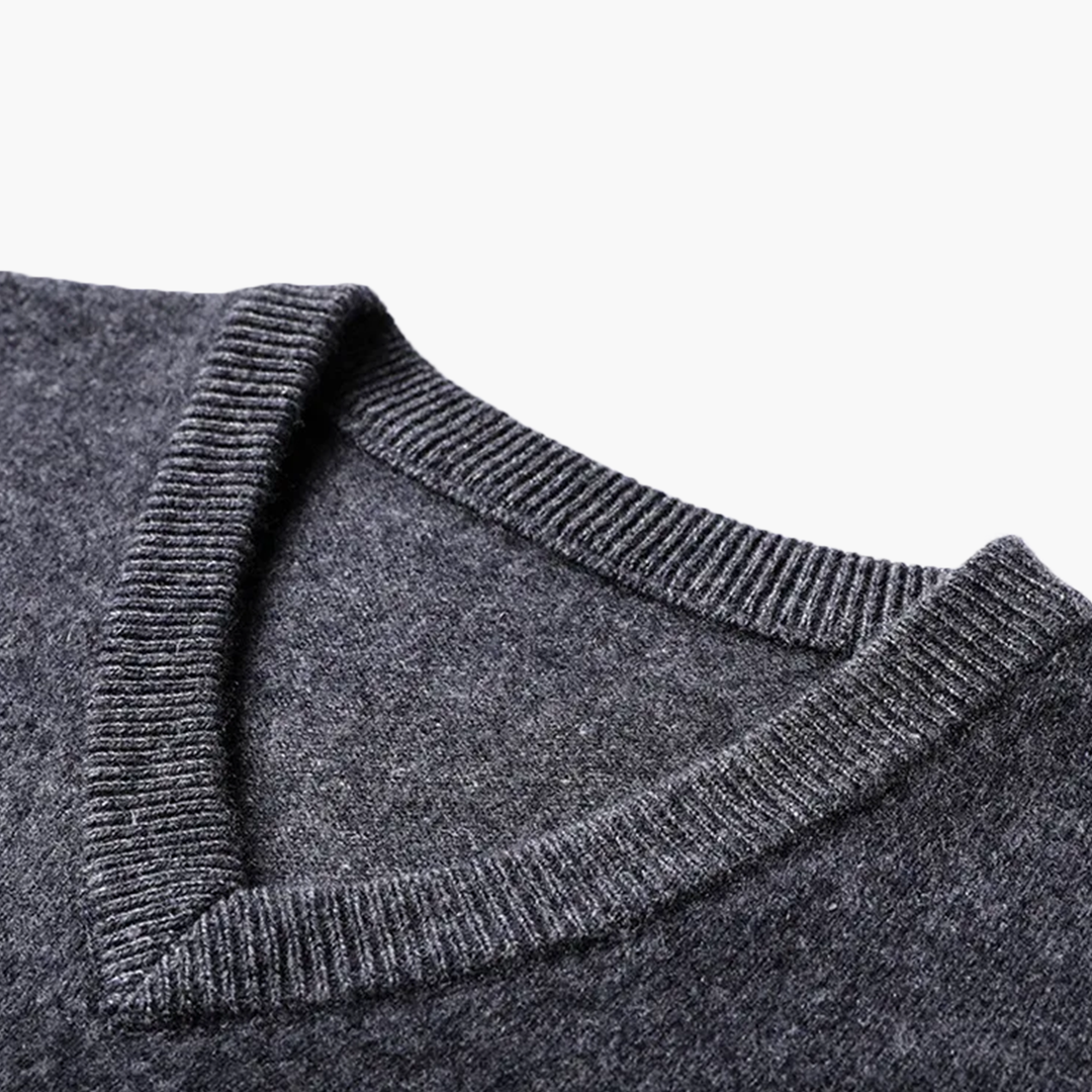 Trustee V-Neck Cashmere Sweater