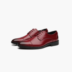 Old Money Cap-Toe Oxford Leather Shoes - We Are Old Money 5765BE14A55E42BA9B4F17417D8AA55A