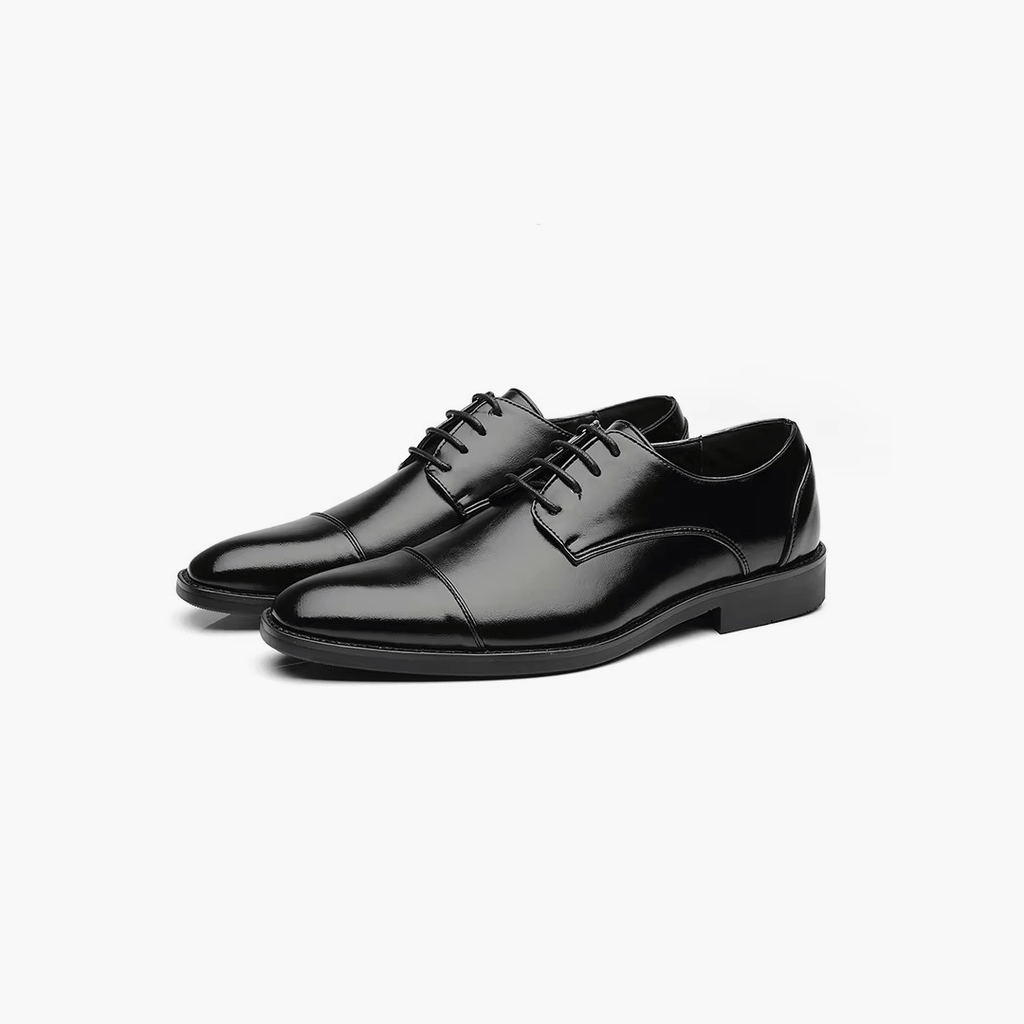 Old Money Cap-Toe Oxford Leather Shoes - We Are Old Money 5765BE14A55E42BA9B4F17417D8AA55A