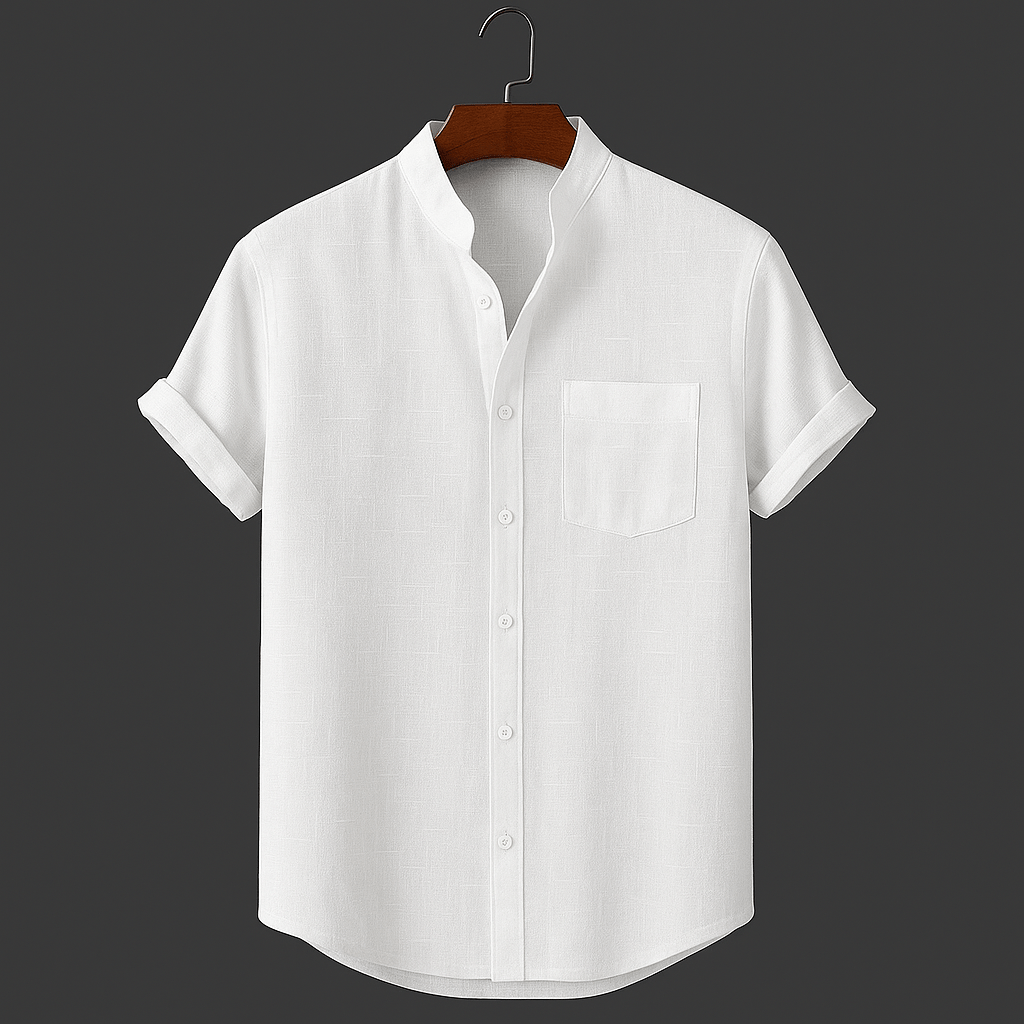 Classic Hemp Short Sleeve Shirt for Men - We Are Old Money F2EEC12D72474742AA7EC756C53396DA