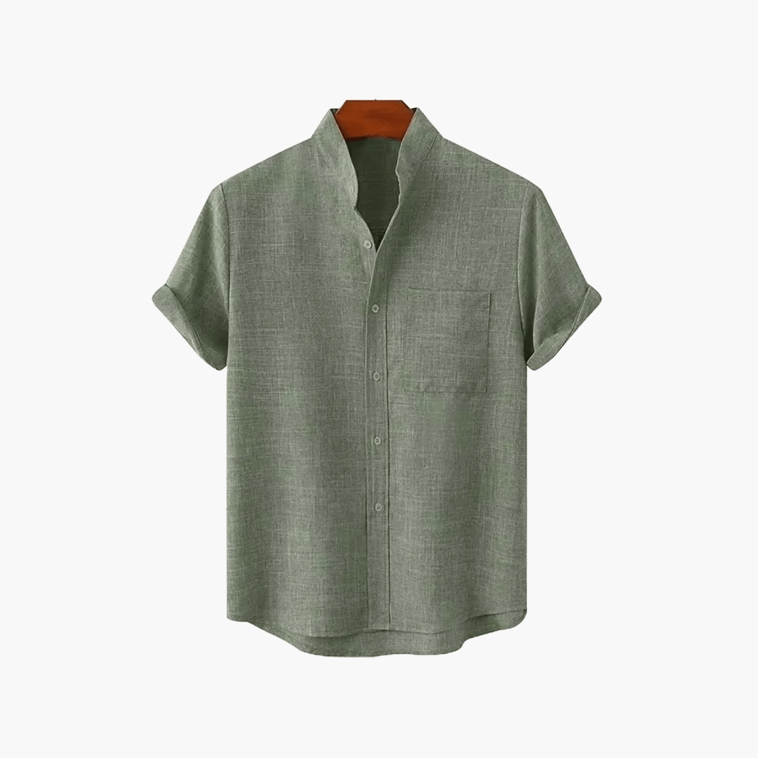 Classic Hemp Short Sleeve Shirt for Men - We Are Old Money 68D387242D7E4D21A1313E7C2C6DFB68