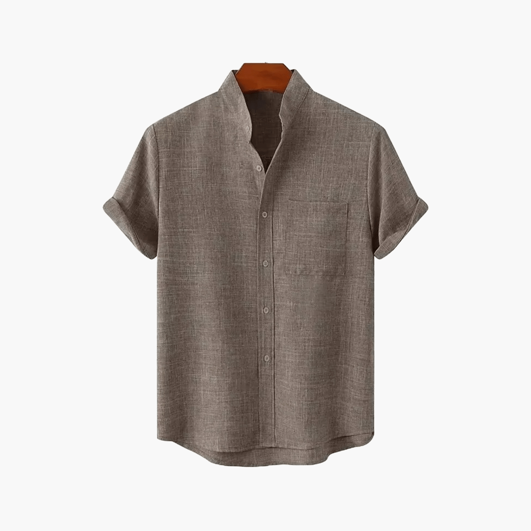 Classic Hemp Short Sleeve Shirt for Men - We Are Old Money C3BE58CD0D5F4452A43EE3914EF3A0CC