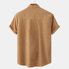 Classic Hemp Short Sleeve Shirt for Men - We Are Old Money 68D387242D7E4D21A1313E7C2C6DFB68