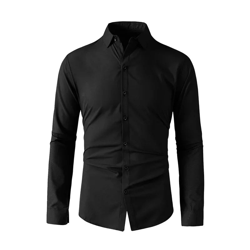 Old Money Classic Long Sleeve Business Shirt - We Are Old Money DC7ADF7529ED4209965687D2C9FDD9E8