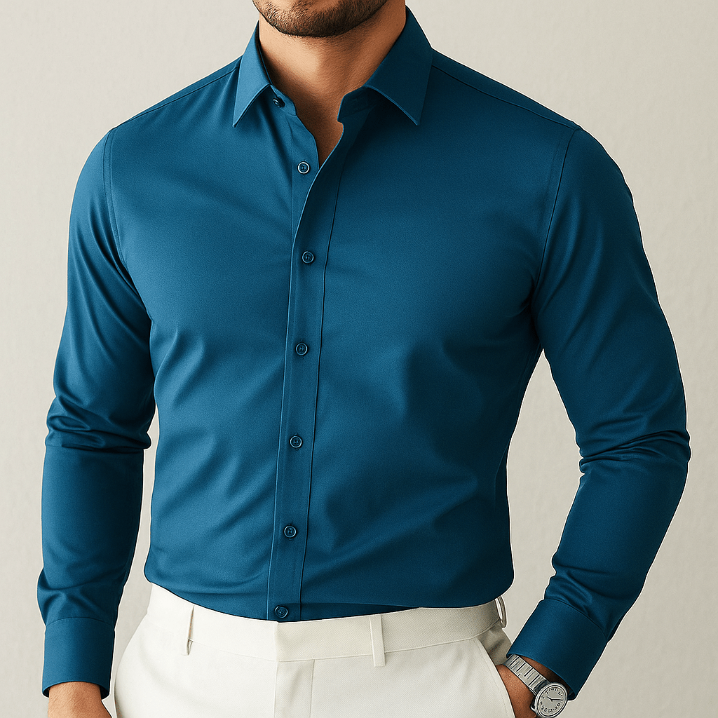 Old Money Classic Long Sleeve Business Shirt - We Are Old Money DC7ADF7529ED4209965687D2C9FDD9E8