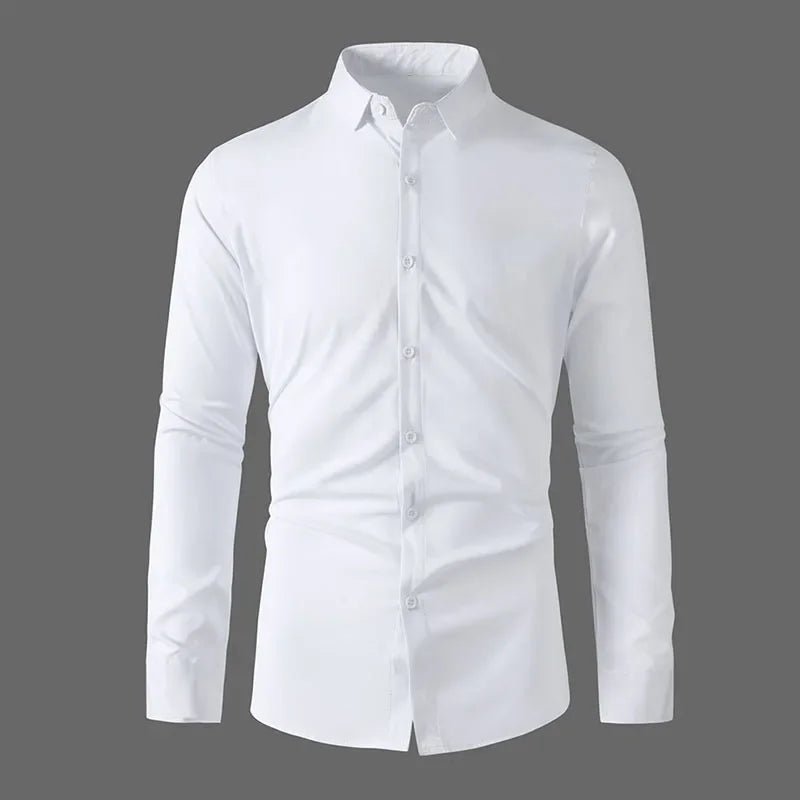 Old Money Classic Long Sleeve Business Shirt - We Are Old Money DC7ADF7529ED4209965687D2C9FDD9E8