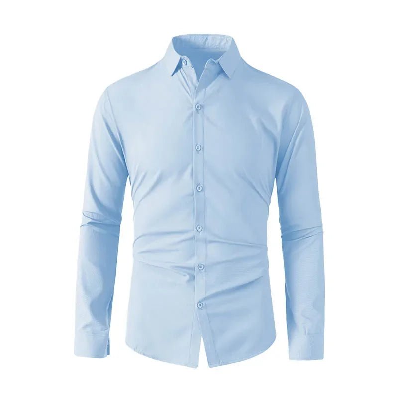 Old Money Classic Long Sleeve Business Shirt - We Are Old Money DC7ADF7529ED4209965687D2C9FDD9E8