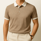 Old Money Classic Pinstripe Polo – Business Casual - We Are Old Money 6427D2C60DA64B59AD5AE815734EC8C2