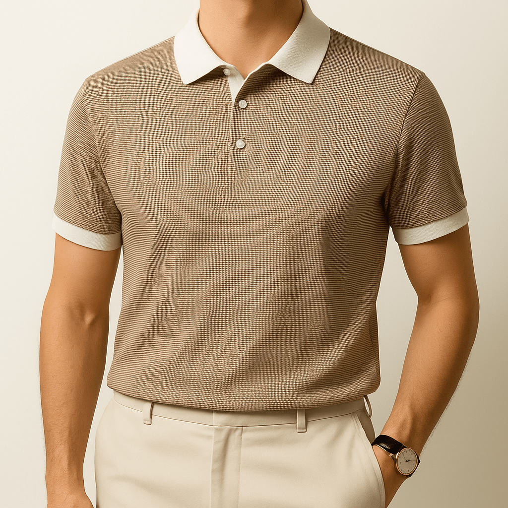Old Money Classic Pinstripe Polo – Business Casual - We Are Old Money 6427D2C60DA64B59AD5AE815734EC8C2