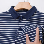 Old Money Classic Striped Polo – Business Casual - We Are Old Money 9D353F9FDF13498FBE771875519C8784